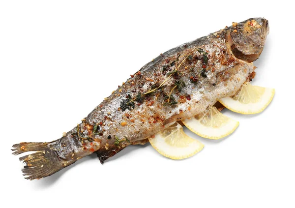 Lezzetli taze kızarmış balık 