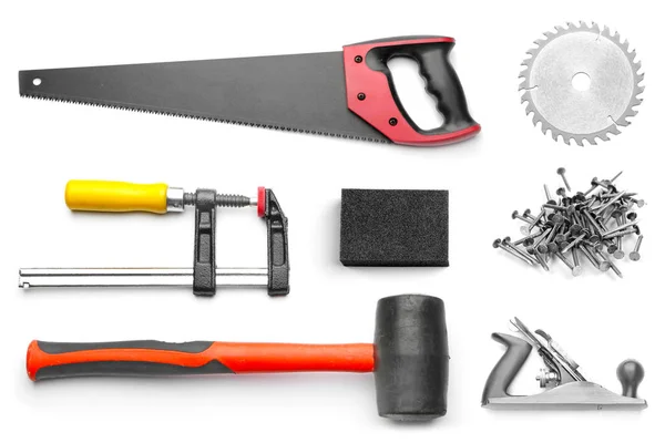 Set Carpenter's Tools — Stockfoto