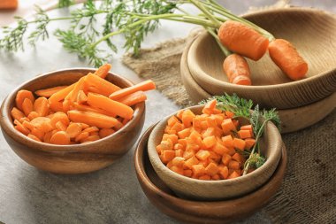 Havuç farklı kesim  