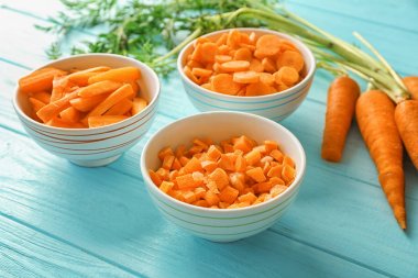 Havuç farklı kesim kase 