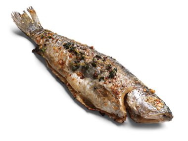 Lezzetli taze kızarmış balık  