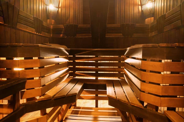 Pohled zevnitř sauny — Stock fotografie