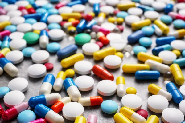 Vista de cerca de las píldoras — Foto de Stock