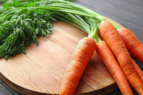 Composizione di carote fresche — Foto Stock
