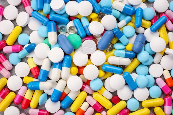 Closeup view of  pills — Stock Photo, Image