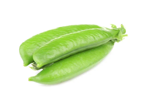 Färska gröna ärtor pods — Stockfoto