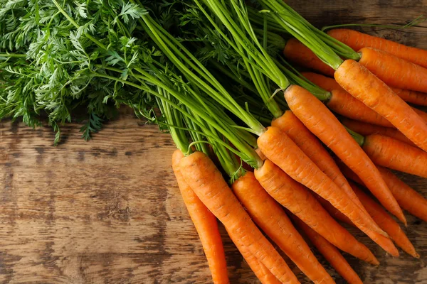 Zanahorias orgánicas frescas — Foto de Stock