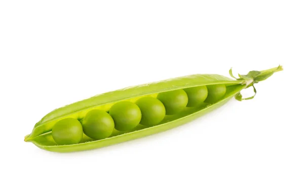 新鮮な緑のエンドウ豆 ストック画像
