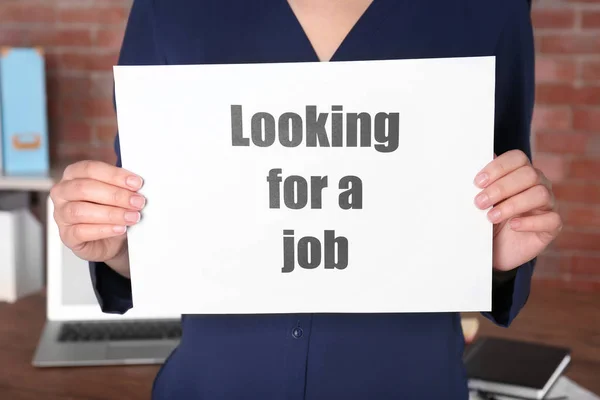LOOKING FOR A JOB — Stock Photo, Image