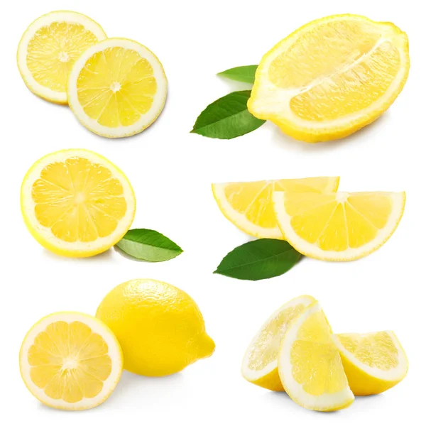 Colagem de limão fresco — Fotografia de Stock