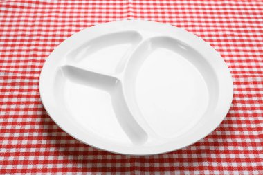 Yemek için boş servis tepsi