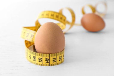Teyp ölçme ile yumurta