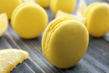 Lezzetli limon macaron 