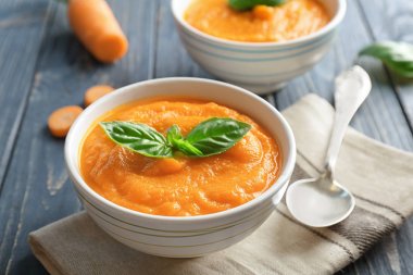 Lezzetli havuç çorbası 