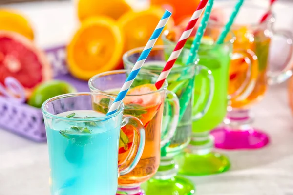 Different kinds of lemonade — Stock Photo, Image