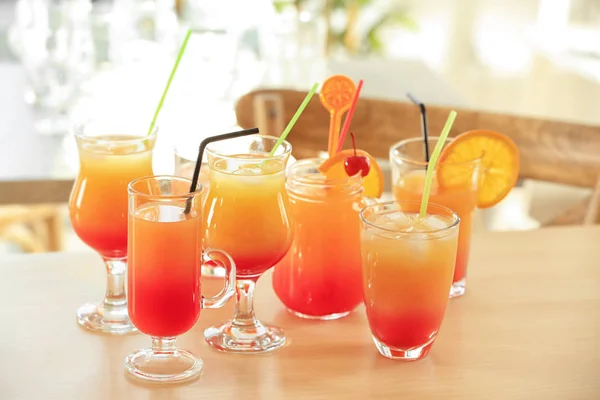 Coquetéis de Tequila sunrise — Fotografia de Stock