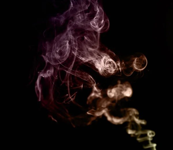 Snurra av färg rök — Stockfoto