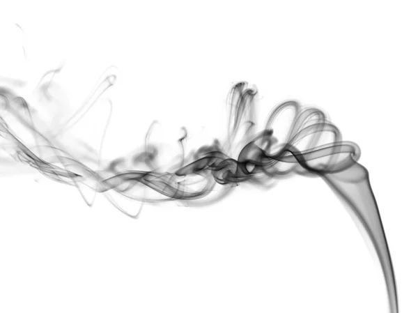 Wirbel aus schwarzem Rauch — Stockfoto