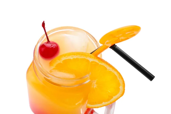 Köstlicher Tequila Sunrise Cocktail — Stockfoto