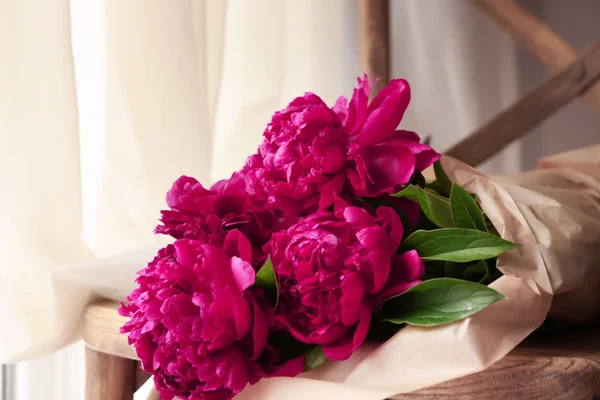 Bouquet of beautiful peonies — Stock Photo, Image