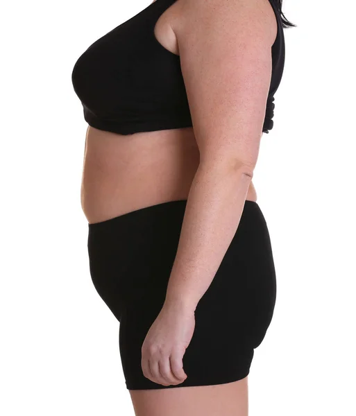Kövér felnőtt nő — Stock Fotó