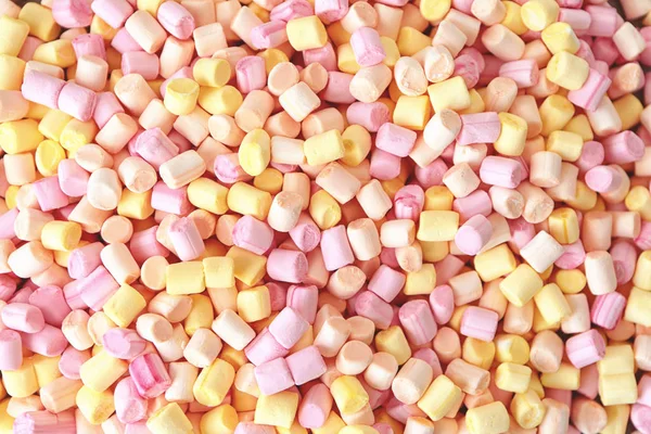 Kolorowe mini marshmallows — Zdjęcie stockowe