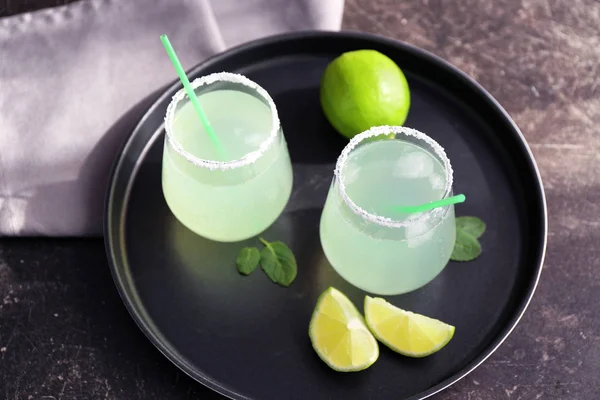 Delicious margarita cocktails — Stock Photo, Image