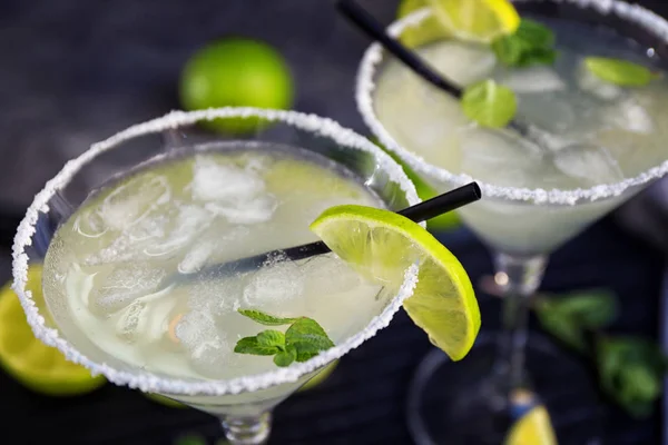 Delicious margarita cocktails — Stock Photo, Image