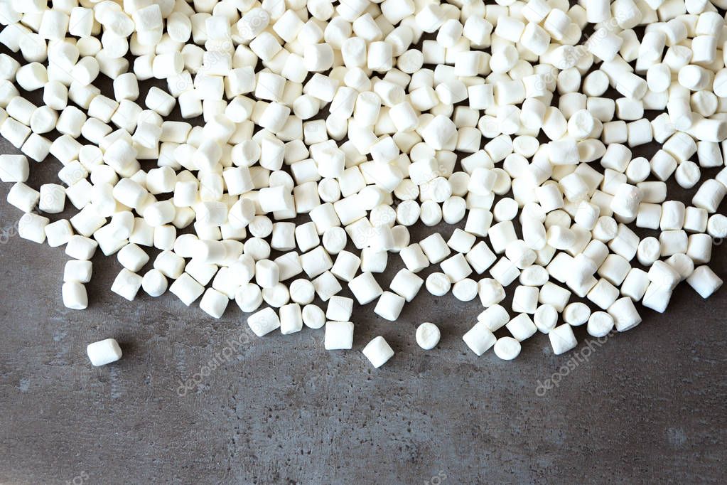 Many little marshmallows