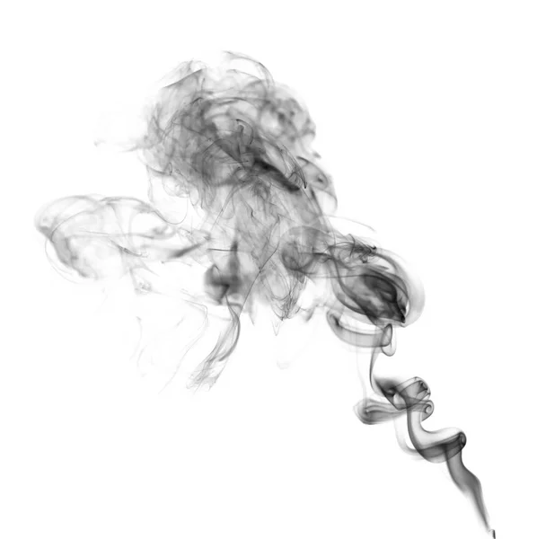 Вихрь черного дыма — стоковое фото