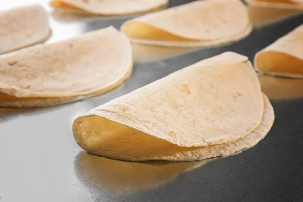 Yummy unleavened tortillas — Stock Photo, Image