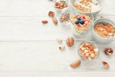 Lezzetli tatlılar Yoğurtlu cam 