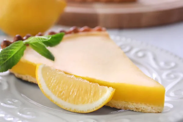 Deliciosa torta de limão — Fotografia de Stock