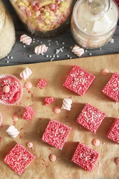 Dulces crujientes de arroz — Foto de Stock