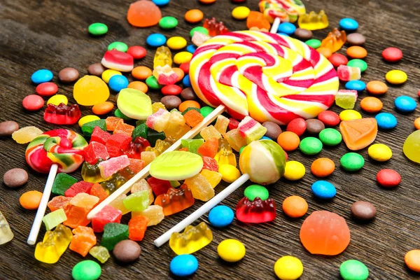 맛 있는 사탕의 구성 — 스톡 사진