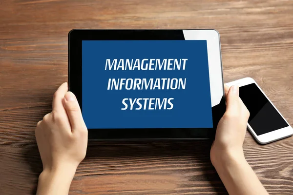 Concepto de sistemas de información de gestión . —  Fotos de Stock