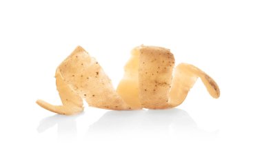 Patates cilt üzerinde beyaz