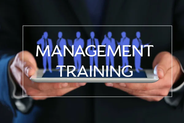 Concept of management training — Stock Photo, Image