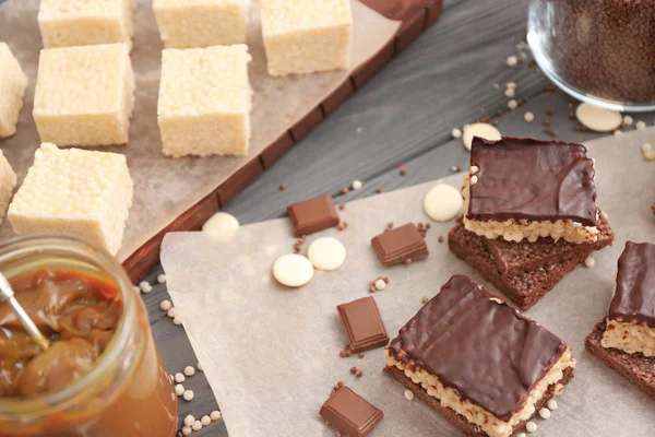 Dulces crujientes de arroz — Foto de Stock