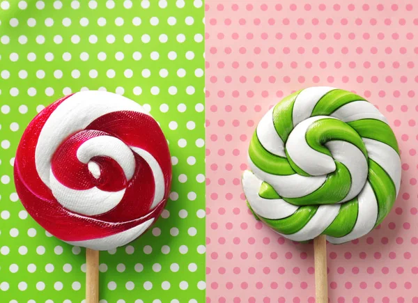 Sabrosos caramelos en espiral —  Fotos de Stock
