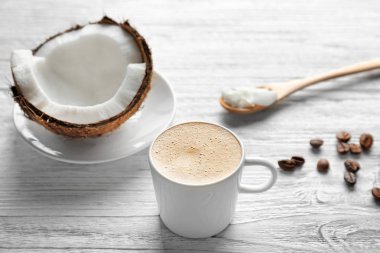 lezzetli Hindistan cevizi kahve 