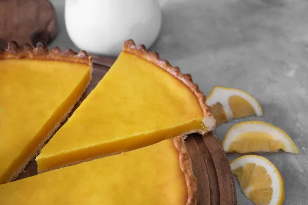 Lahodné citrón koláč — Stock fotografie