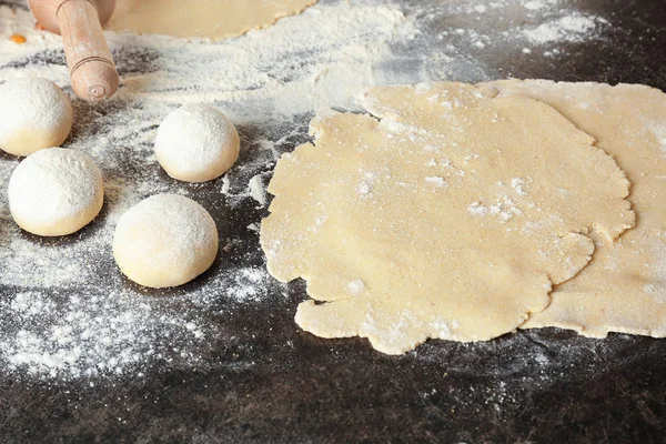 Unleavened dough for tortillas — Stock Photo, Image