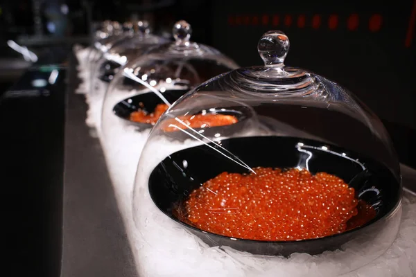 Fresh red caviar — Stock Photo, Image