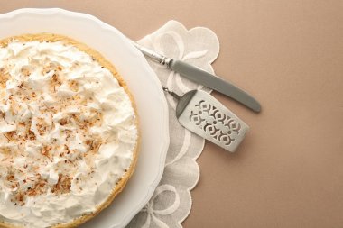 Lezzetli coconut krem pasta 