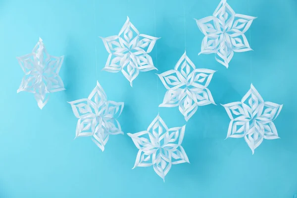 Snowflakes as Christmas decorations — Stock Photo, Image