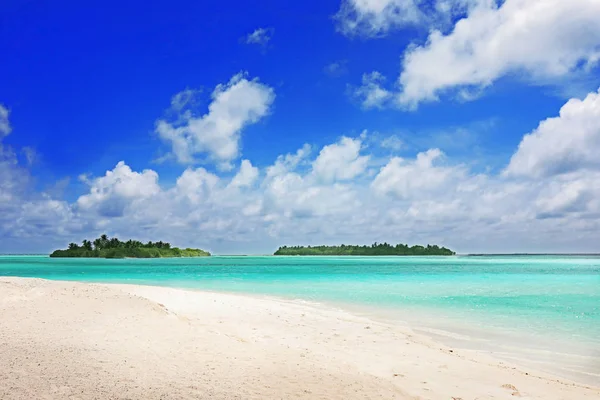 Spiaggia panoramica sul mare — Foto Stock