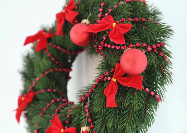 Trendy Christmas wreath — Stock Photo, Image