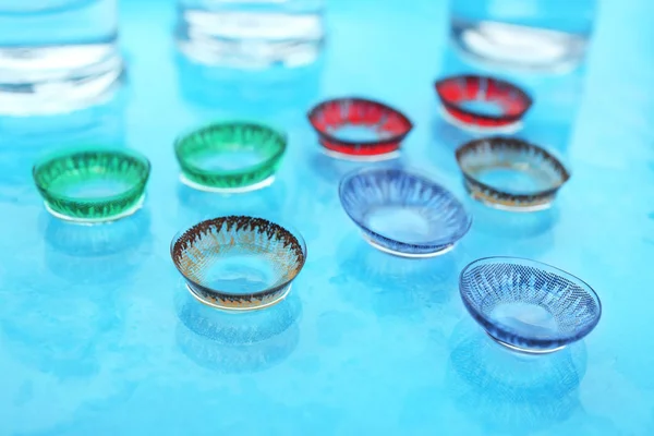 Renkli kontakt lensler — Stok fotoğraf