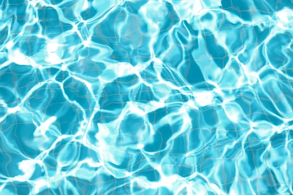 Eau bleue dans la piscine — Photo